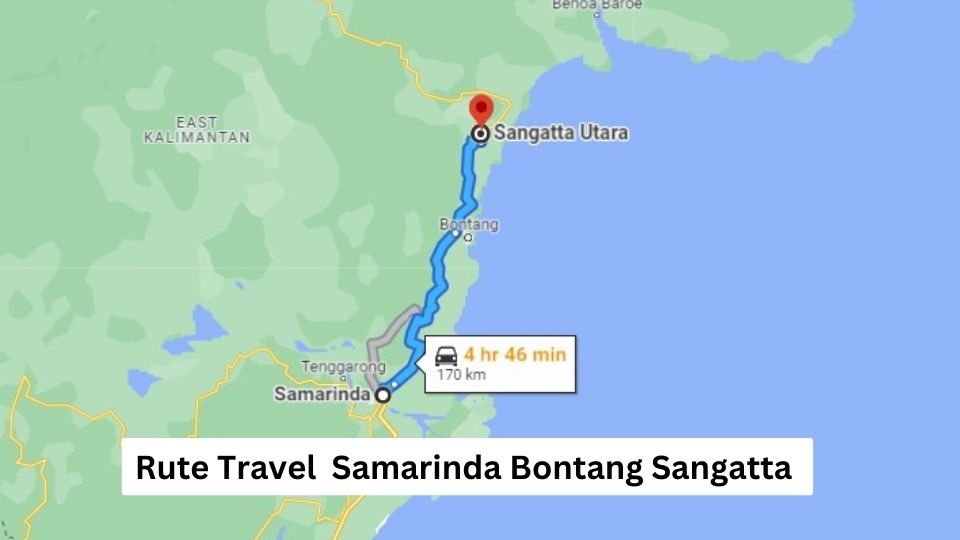 Rute Travel  Samarinda Bontang Sangatta 