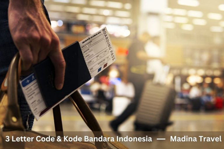 3 letter code dan kode bandara Indonesia