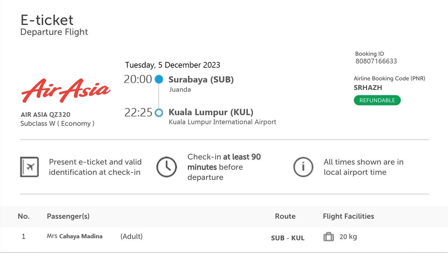 foto tiket pesawat ke malaysia